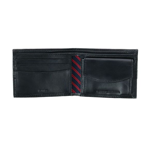 Tommy Hilfiger Men's Leather Ranger RFID Bifold Wallet with Coin Pocket - Picture 3 of 5